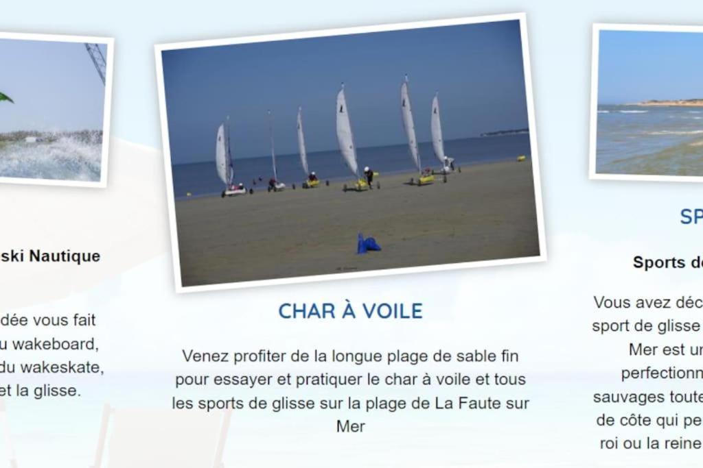 Villa L'Acacias Longeville-sur-Mer Eksteriør bilde